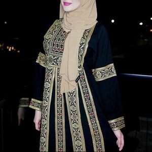 Moroccan Palestinian dress jilbab abaya
